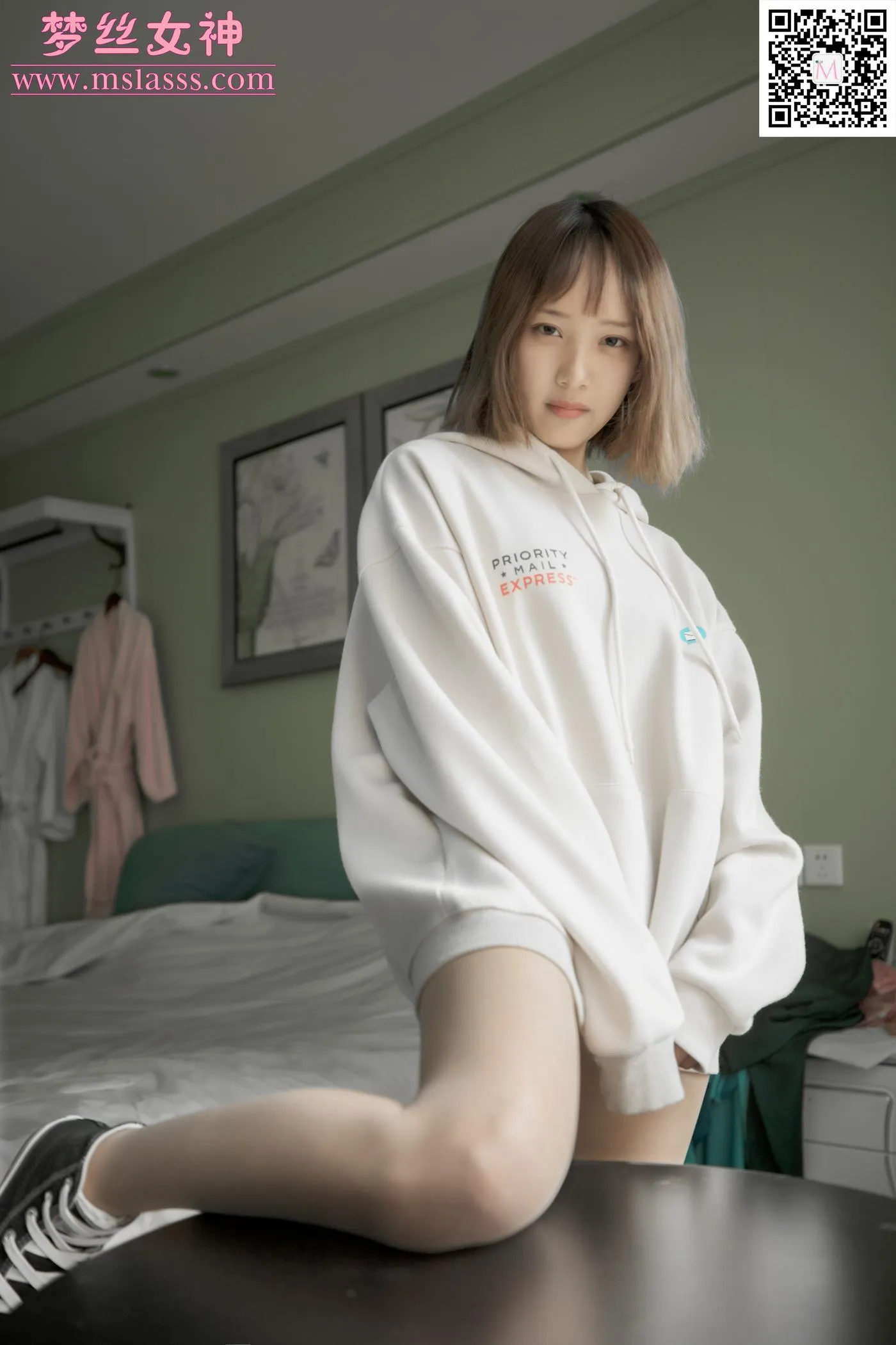 [MSLASS梦丝女神] 2020.03.12 NO.098 梦洁 初恋短发妹 [69P]插图9